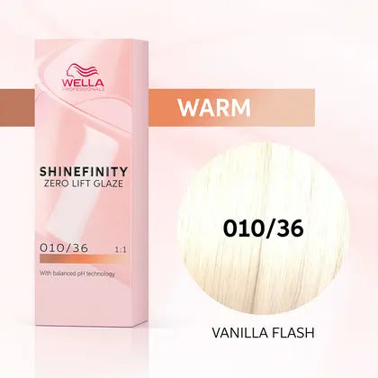 Wella Shinefinity Zero Lift Glaze Demi-Permanent Hair Color - 010/36 Lightest Blonde Gold Violet