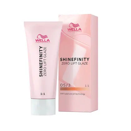 Wella Shinefinity Zero Lift Glaze Demi-Permanent Hair Color - 05/3 Light Brown Gold