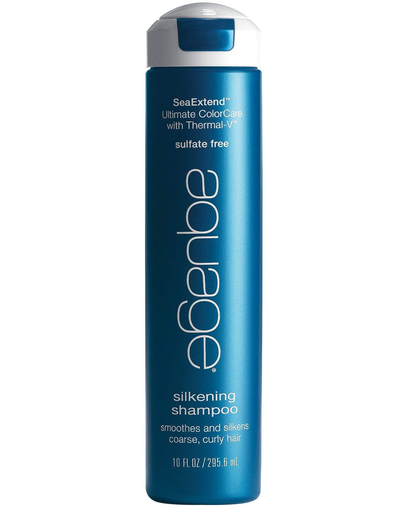 Aquage SeaExtend Silkening Shampoo 10 oz | For Curly Hair - 671570116196