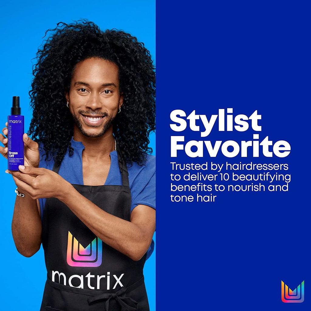 Matrix BRASS OFF All-In-One Toning Leave-In Spray 6.8 oz / 200 ml