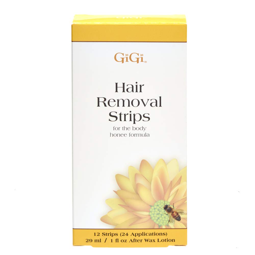073930066002 - GiGi Hair Removal Strips - 1 oz After Wax Lotion + 12 Strips | For The Body