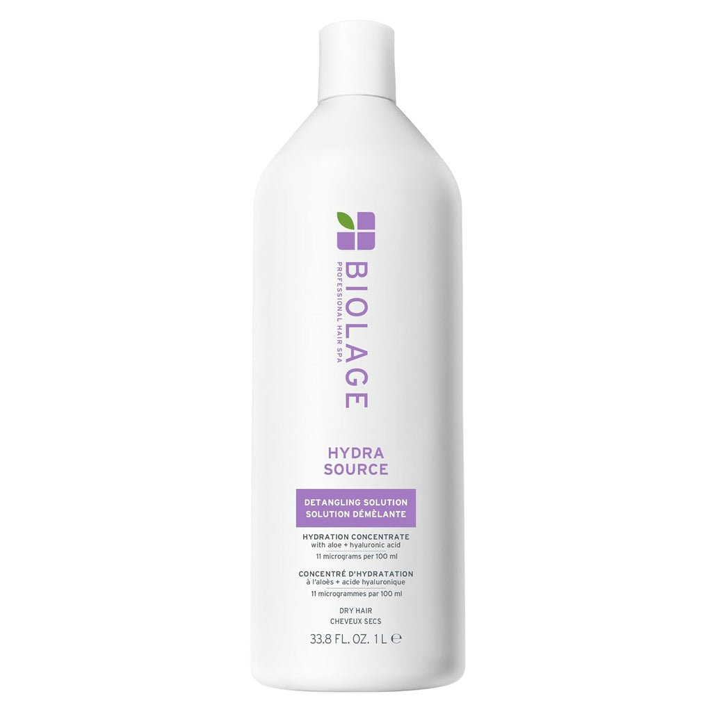 Biolage HydraSource Detangling Solution Liter / 33.8 oz | For Dry Hair