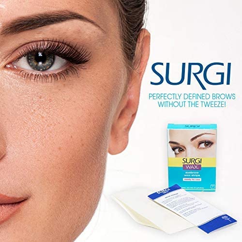 074764825001 - Surgi WAX Eyebrow Wax Strips - 28 Applications | Ready To Use