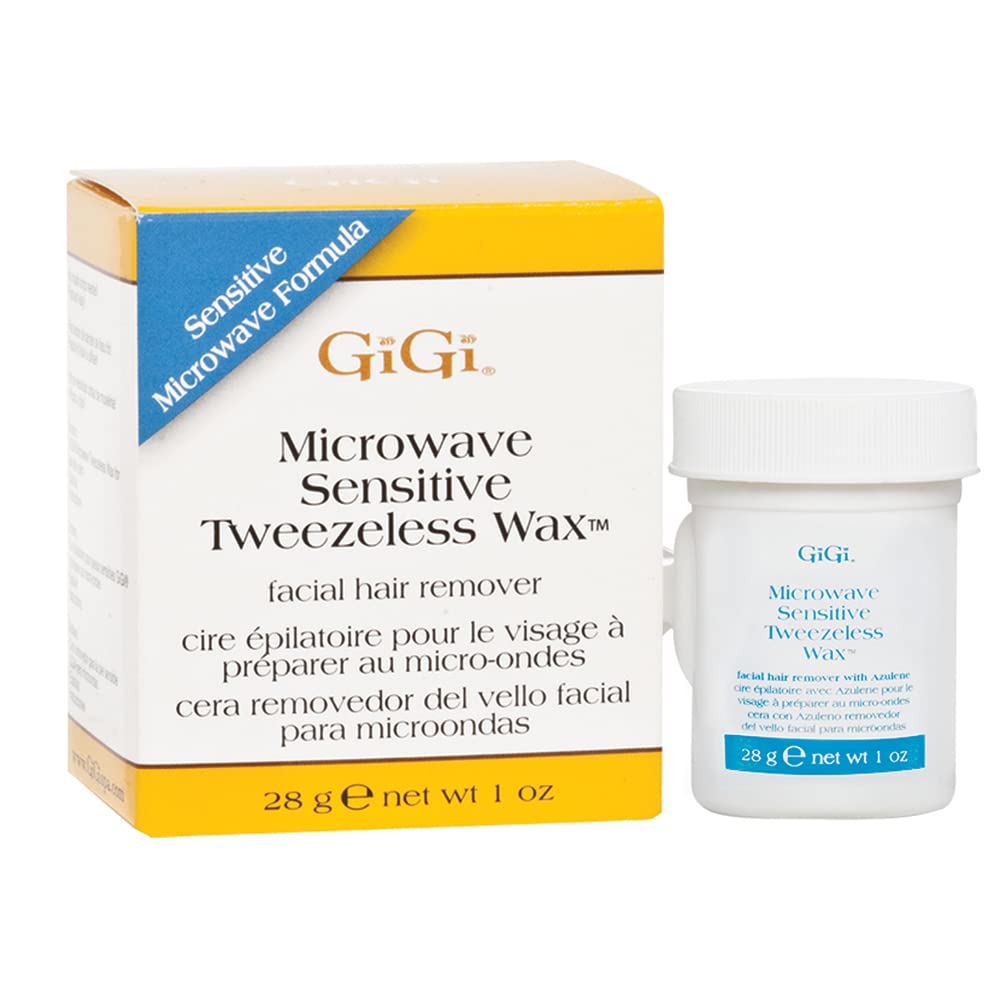 073930089308 - GiGi Microwave Sensitive Tweezeless Wax 1 oz / 28 g | Facial Hair Remover