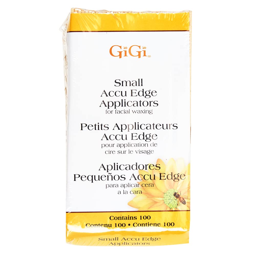073930043003 - GiGi Small Accu Edge Applicators - Contains 100 | For Facial Waxing