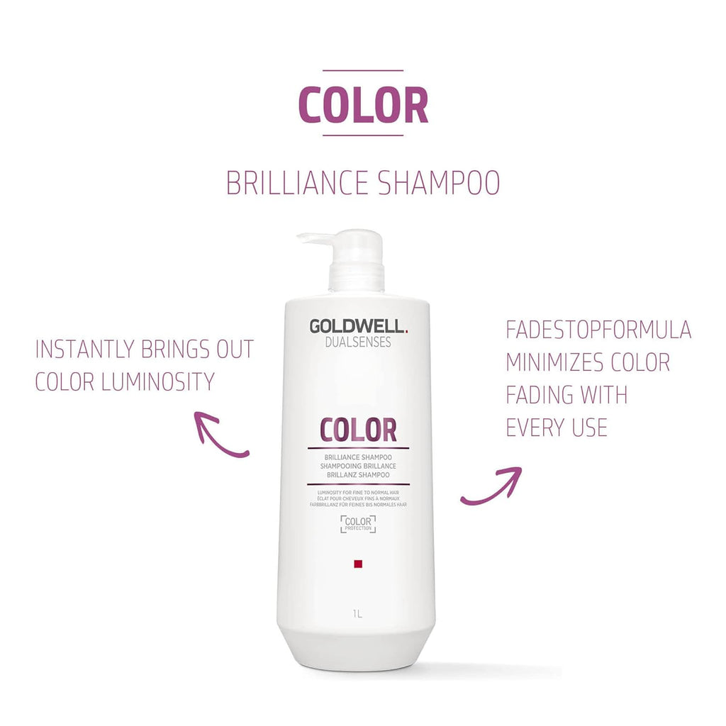 4050117277211 - Goldwell Dualsenses COLOR Brilliance Shampoo & Conditioner Duo Liter / 33.8 oz