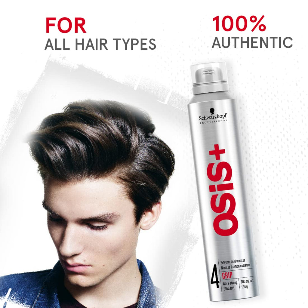4045787357066 - Schwarzkopf OSIS+ Grip Extreme Hold Mousse 17 oz / 500 ml | Hold 4/4