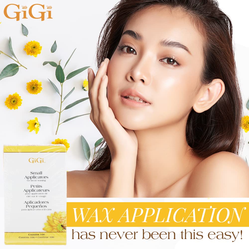073930040002 - GiGi Small Applicators - 100 Pack | For Facial Waxing