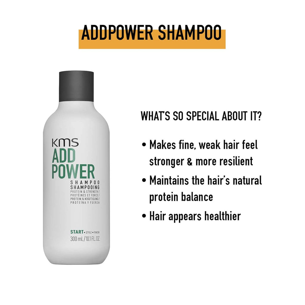 KMS ADD POWER Shampoo 10.1 oz / 300 ml | Protein & Strength
