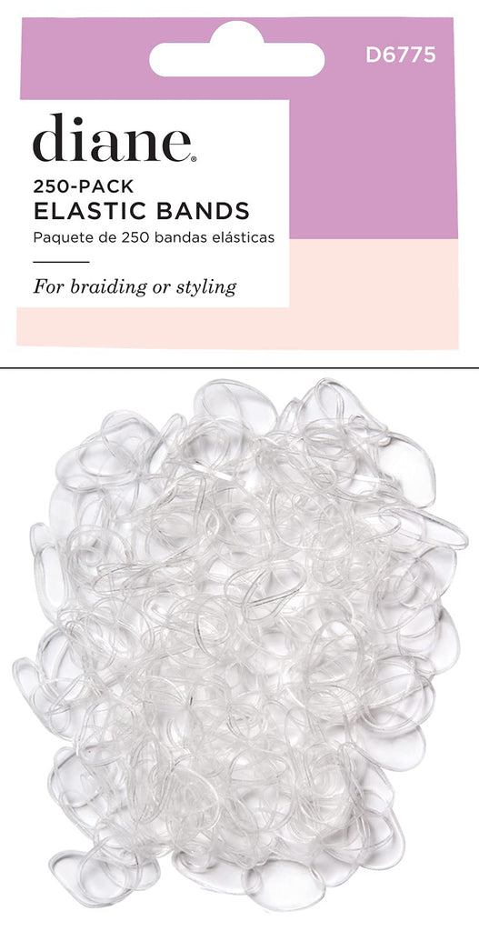 Diane Clear Elastic Bands 250 Pack - 824703005250