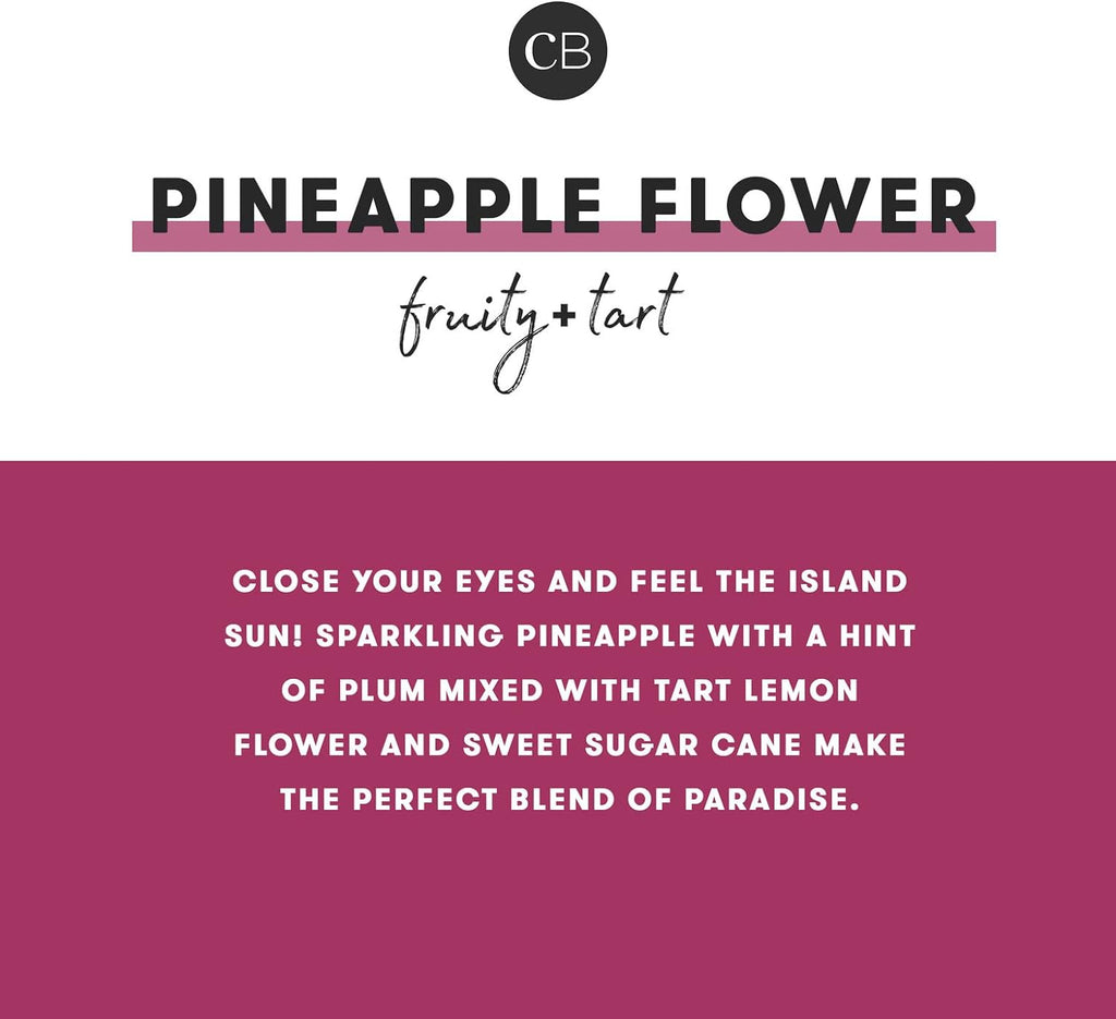 617018017908 - Capri Blue Signature Candle 19 oz / 538 g - Pineapple Flower / Pattern Play