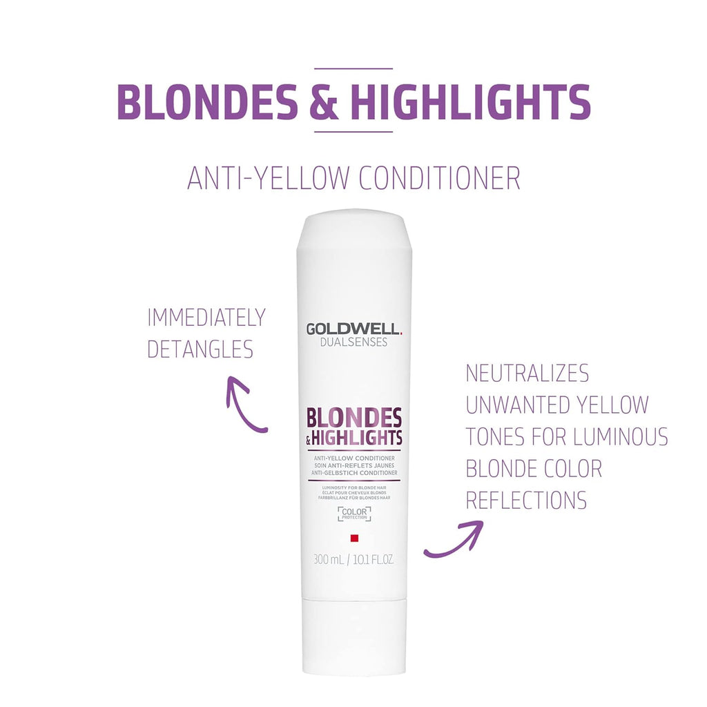 4021609061182 - Goldwell Dualsenses Blondes & Highlights Anti-Yellow Conditioner 10.1 oz / 300 ml