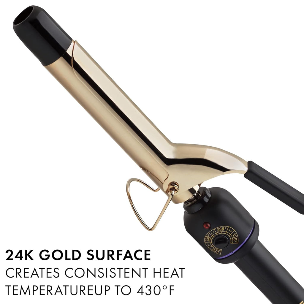 Helen of Troy Hot Tools 24K Gold Curling Iron / Wand 1"