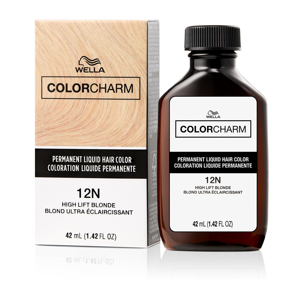 Wella ColorCharm Permanent Liquid Hair Color 42 ml / 1.4 oz - 12N / 1200 High Lift Blonde