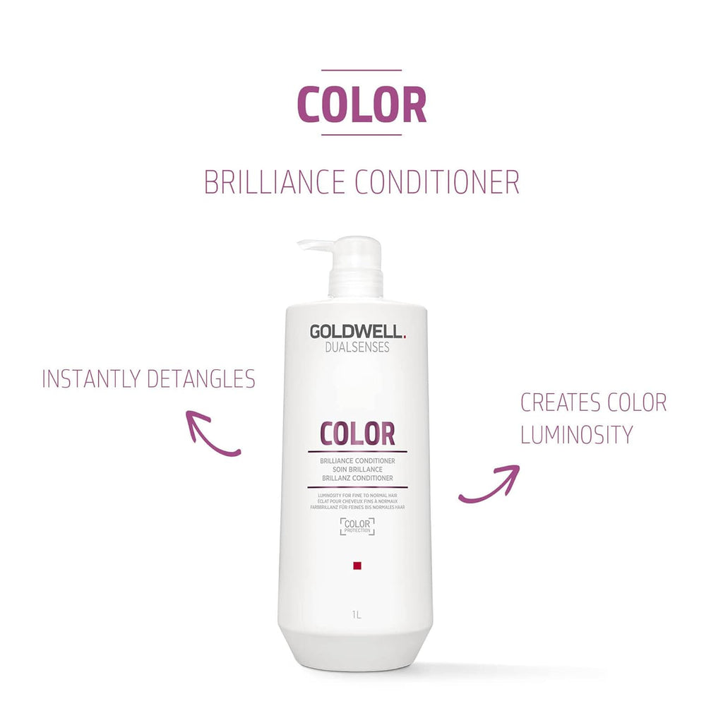 4050117277211 - Goldwell Dualsenses COLOR Brilliance Shampoo & Conditioner Duo Liter / 33.8 oz