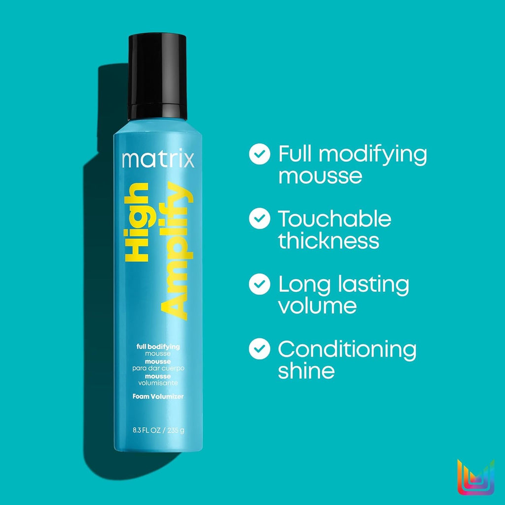 884486225641 - Matrix High Amplify Full Bodifying Mousse 8.3 oz / 235 g | For Volume