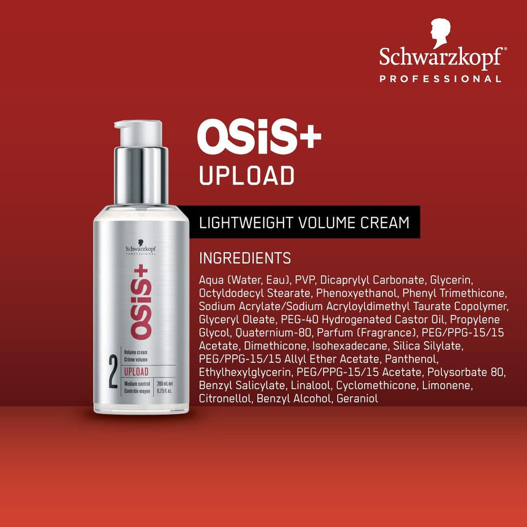 4045787314137 - Schwarzkopf OSIS+ Upload Volume Cream 6.75 oz / 200 ml | Hold 2/4