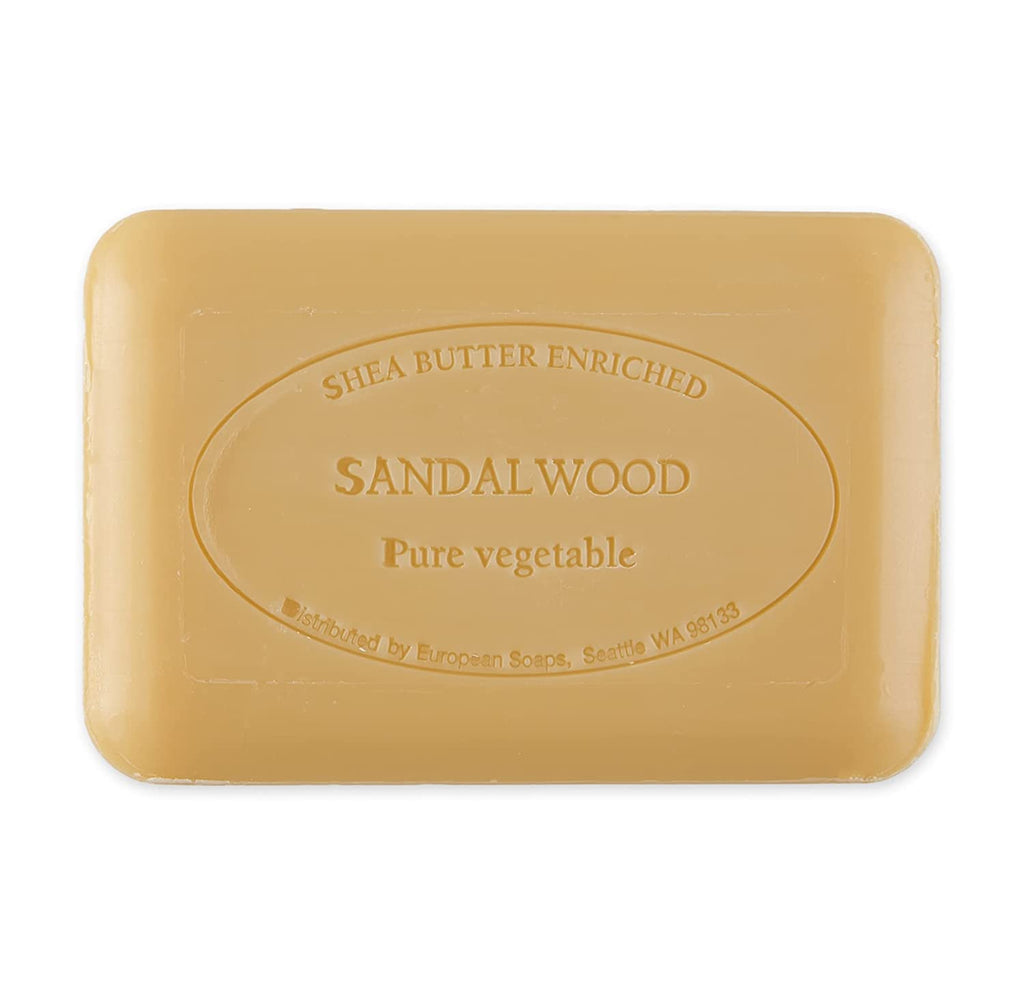 612082765564 - European Soaps Soap Bar 8.8 oz / 250 g - Sandalwood | Pre de Provence