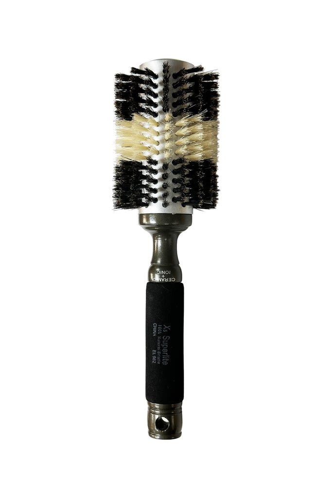 Elegant #982 X5 Superlite Round Ceramic + Ionic Hairbrush - Large (3")