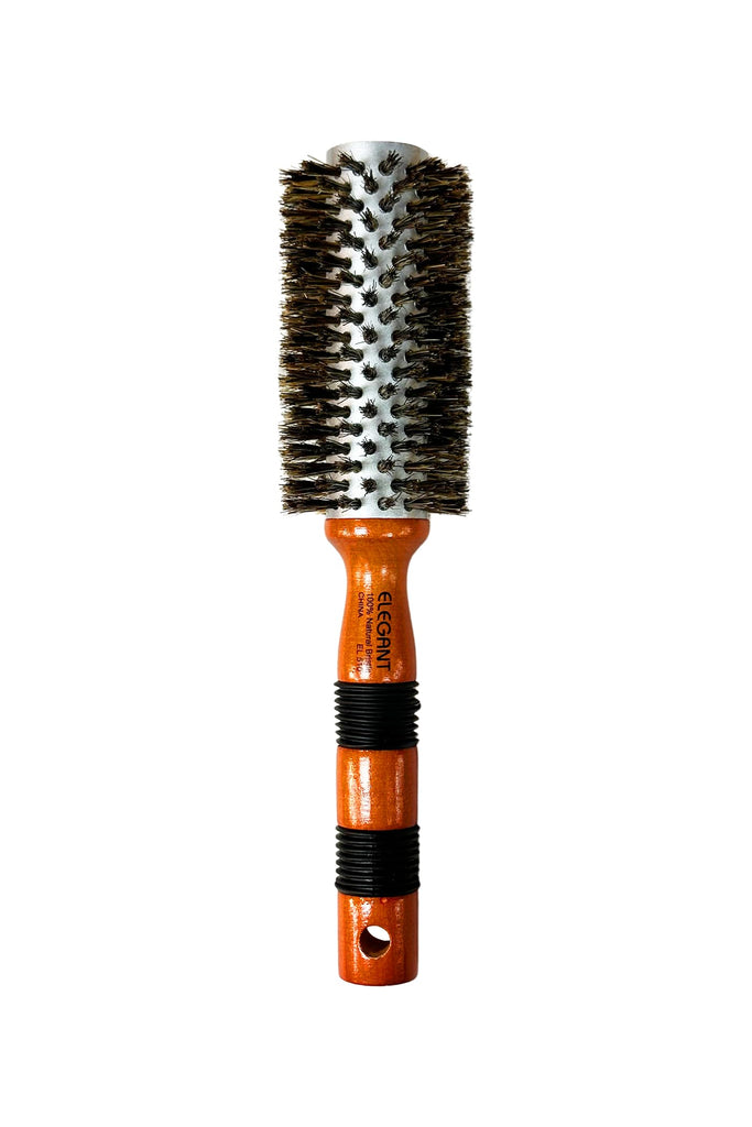 Elegant #510 Round V-Shaped Thermal Boar Hairbrush - Medium (2")