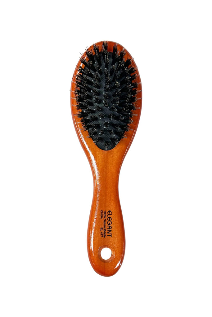 Elegant #477 Anti-Static Oval Porcupine & Nylon Hairbrush - Small (6.75")