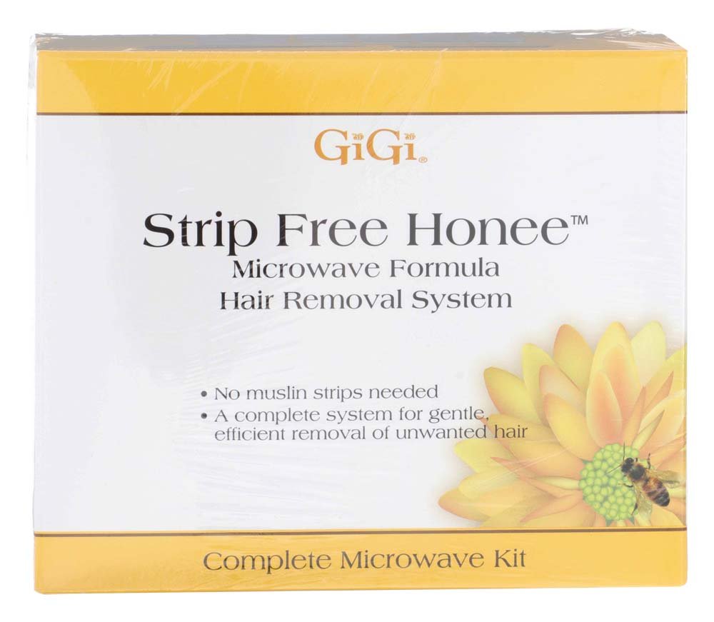 073930032502 - GiGi Strip Free Honee | Microwave Formula Hair Removal System Kit