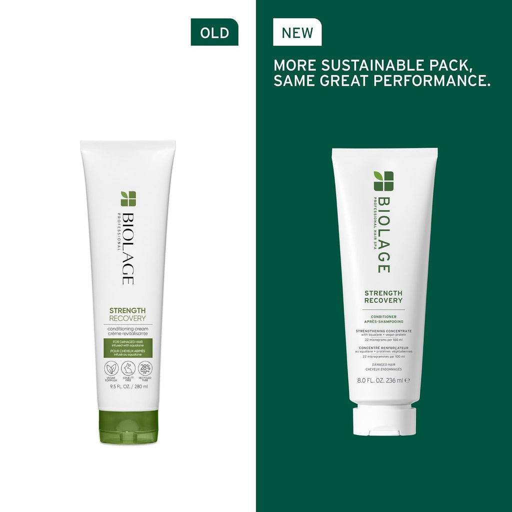 Biolage Strength Recovery Conditioner 8 oz / 236 ml | For Damaged Hair