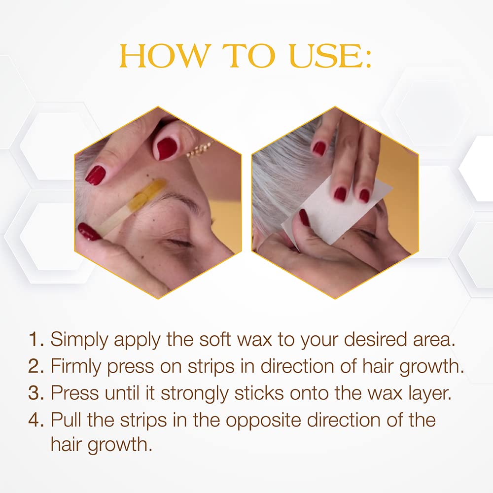 GiGi Small Cloth Epilating Strips - 100 Pack | For All Soft Waxes