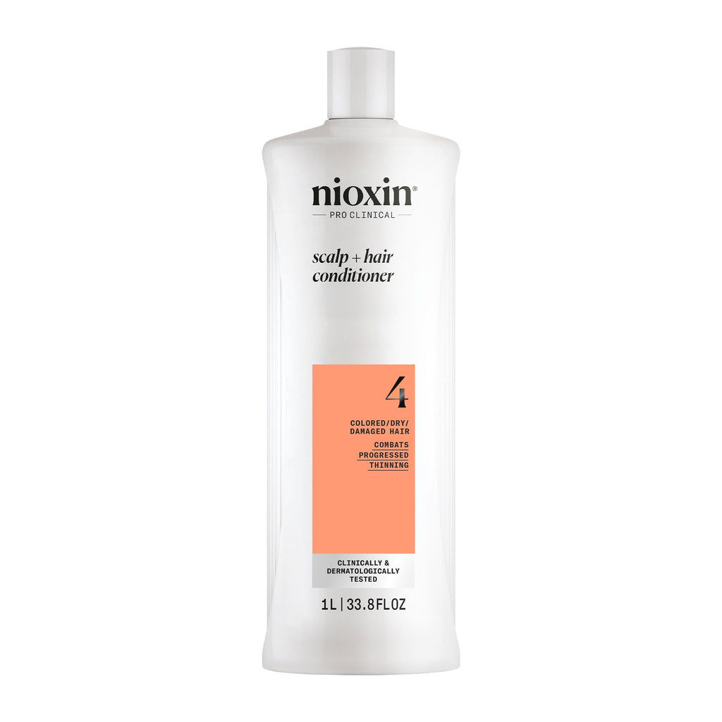 Nioxin System 4 Scalp Therapy Conditioner Liter / 33.8 oz | Colored / Damaged / Dry Hair