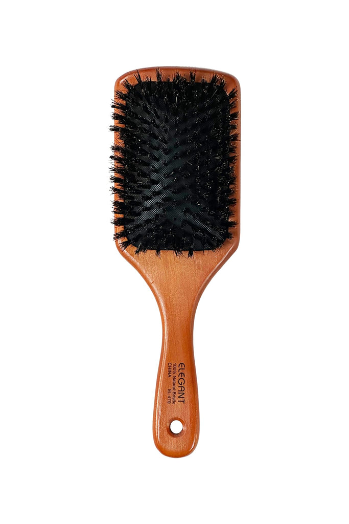 Elegant #479 Anti-Static Paddle Bore Hairbrush - Large (10")