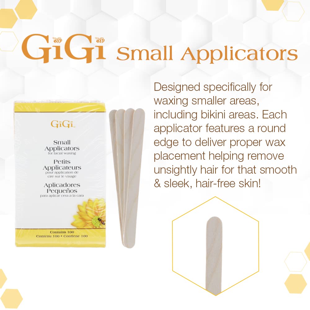 073930040002 - GiGi Small Applicators - 100 Pack | For Facial Waxing