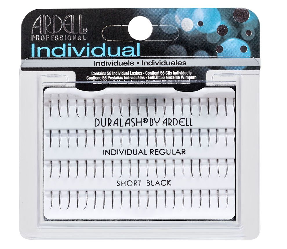 Ardell Singles Individuals Duralash - KNOTTED Regular Individuals / Short Black - 74764650610
