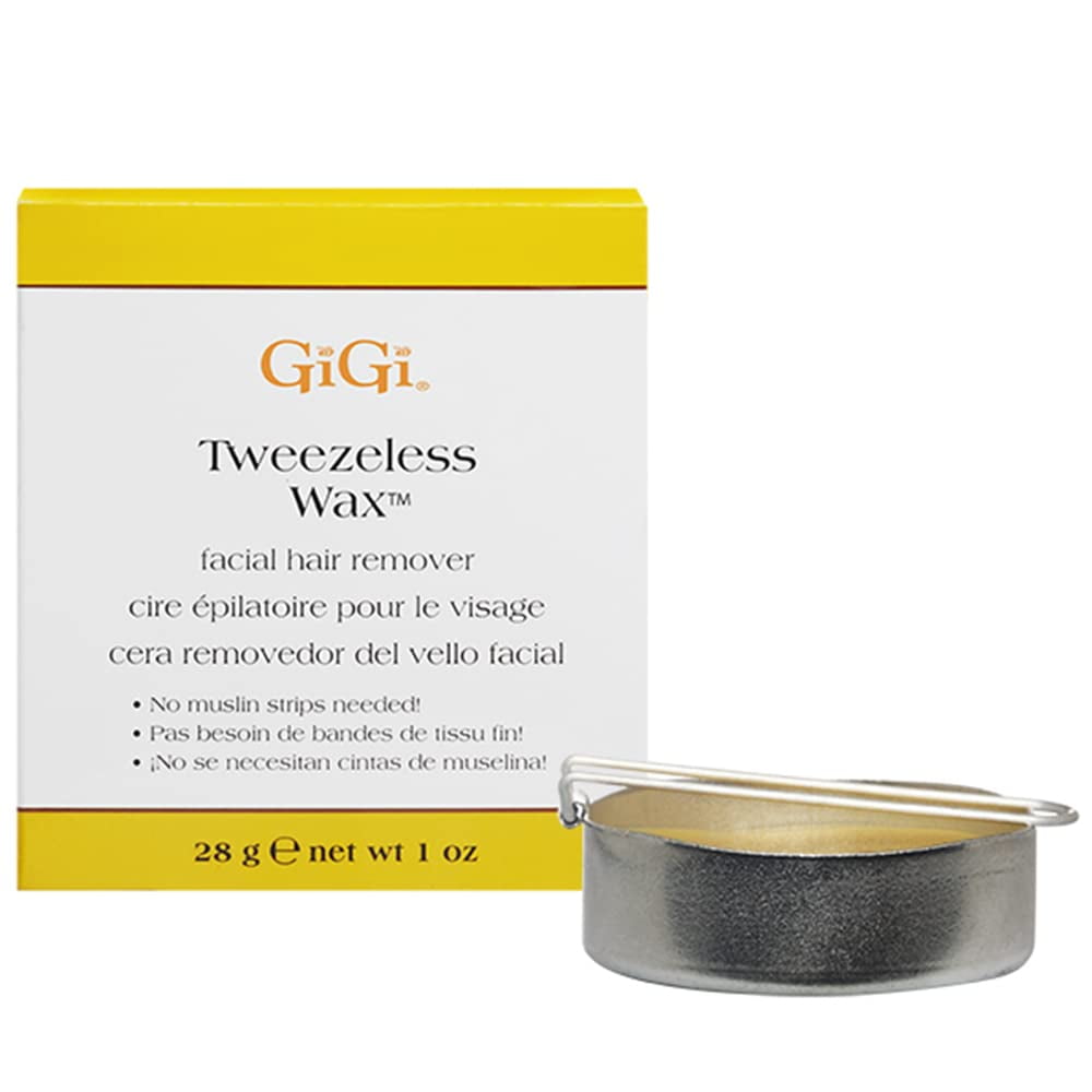 073930025009 - GiGi Tweezeless Wax 1 oz / 28 g | Facial Hair Remover