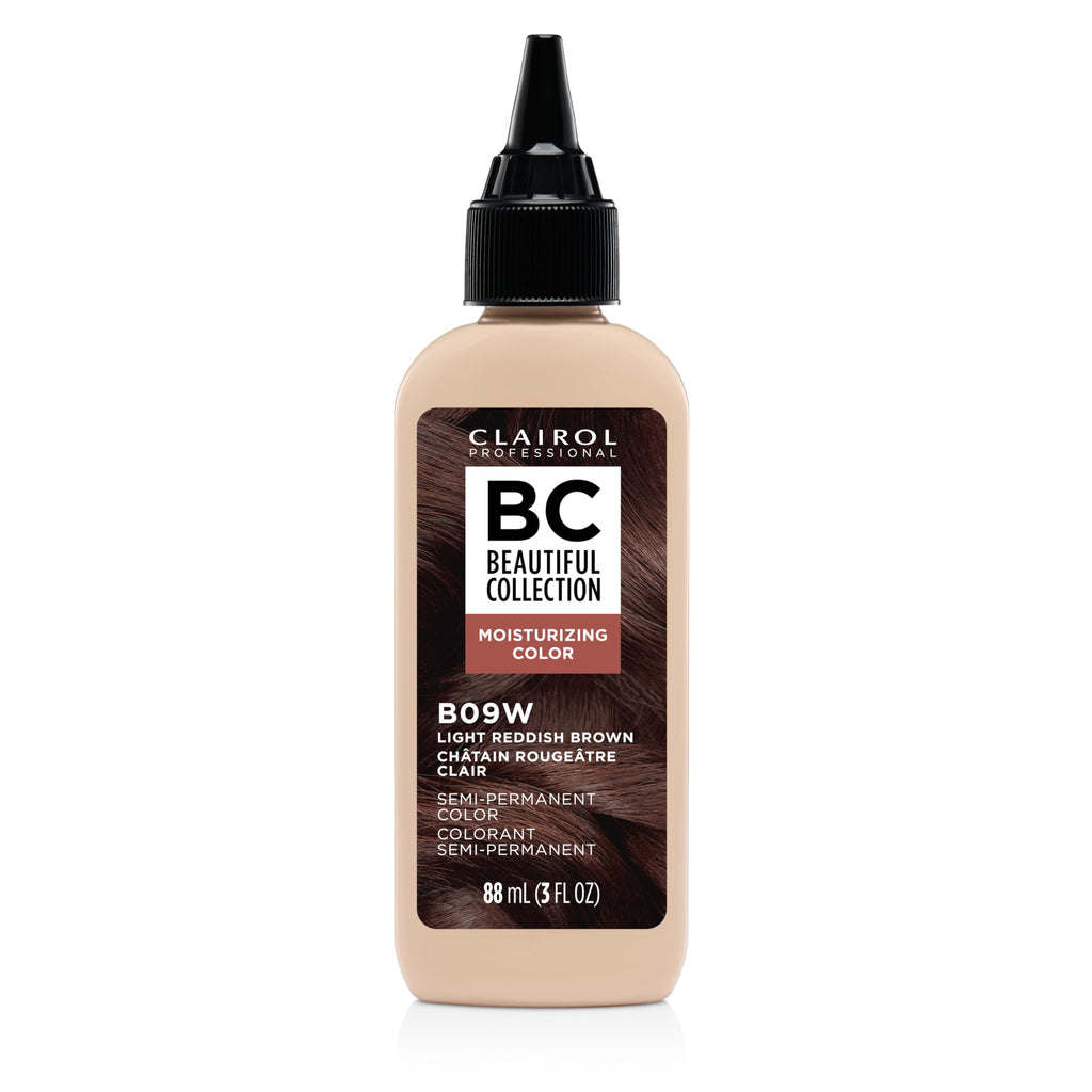 Clairol Professional Beautiful Collection Semi-Permanent Moisturizing Hair Color - B09W Light Reddish Brown