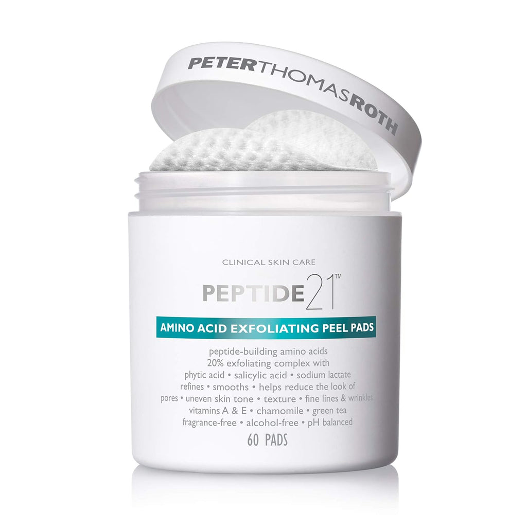 670367934456 - Peter Thomas Roth PEPTIDE 21 Amino Acid Exfoliating Peel Pads - 60 Pads