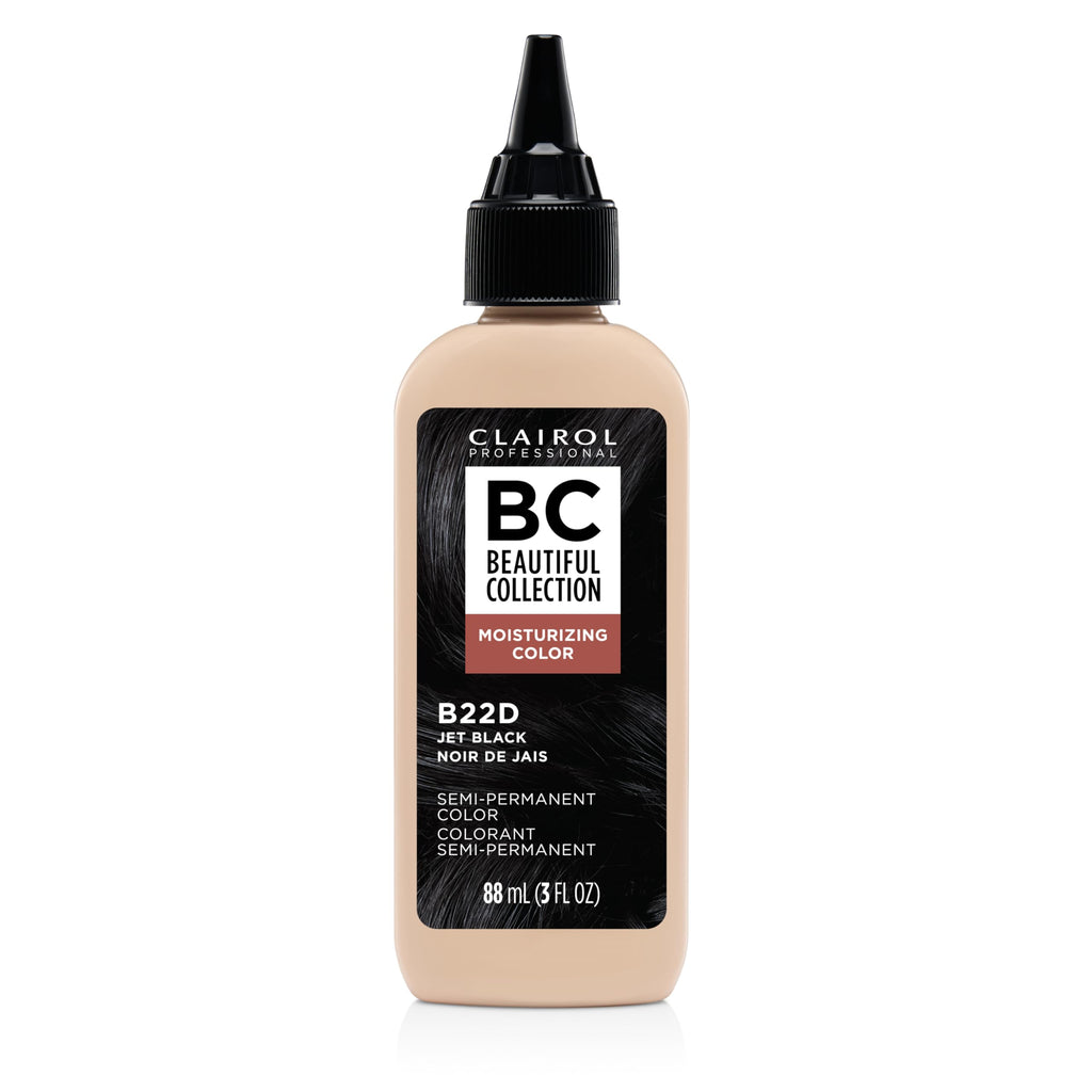 Clairol Professional Beautiful Collection Semi-Permanent Moisturizing Hair Color - B22D Jet Black