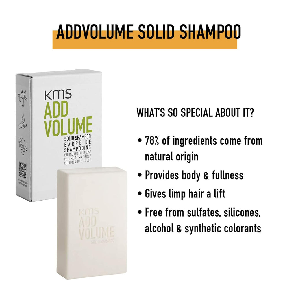 KMS ADD VOLUME Solid Shampoo Bar 2.64 oz / 75 g