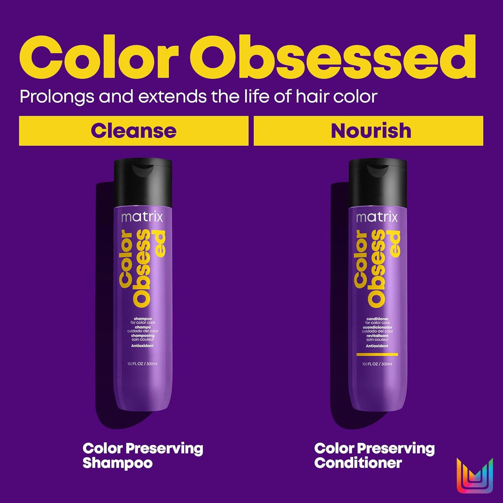 884486228017 - Matrix Color Obsessed Shampoo Liter / 33.8 oz | For Colored Hair