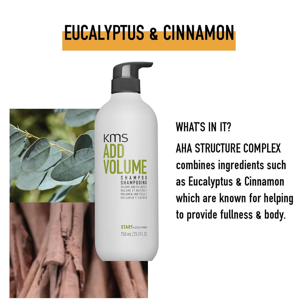 KMS ADD VOLUME Shampoo 25.3 oz / 750 ml