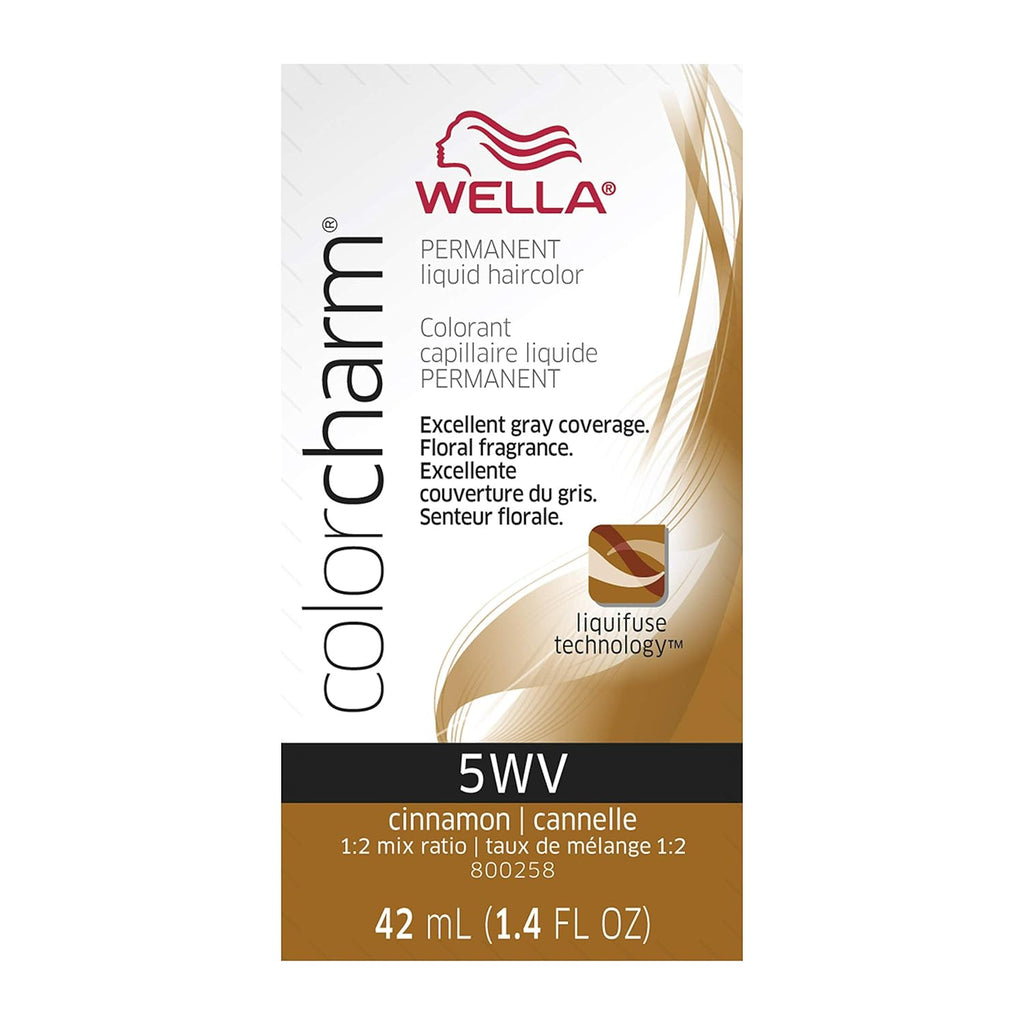 070018106117 - Wella ColorCharm Permanent Liquid Hair Color 42 ml / 1.4 oz - 5WV Cinnamon