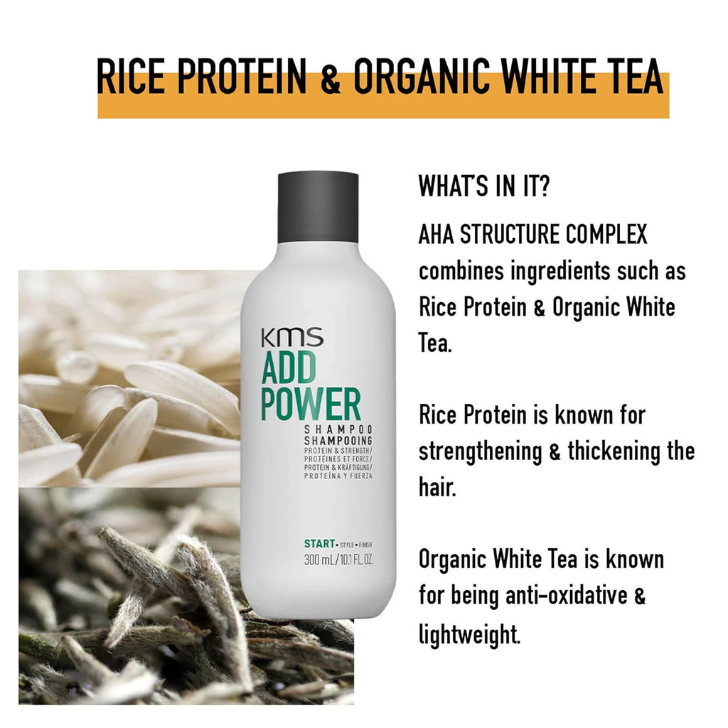 KMS ADD POWER Shampoo 25.3 oz / 750 ml | Protein & Strength