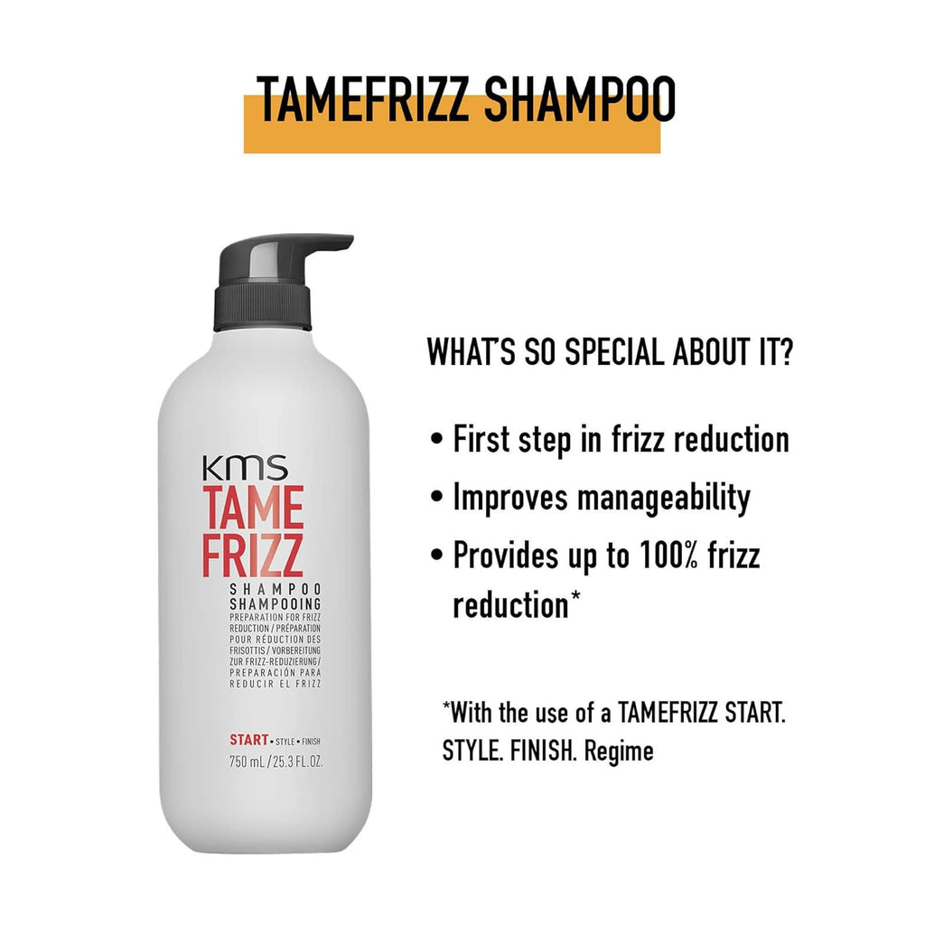 KMS TAME FRIZZ Shampoo 25.3 oz / 750 ml