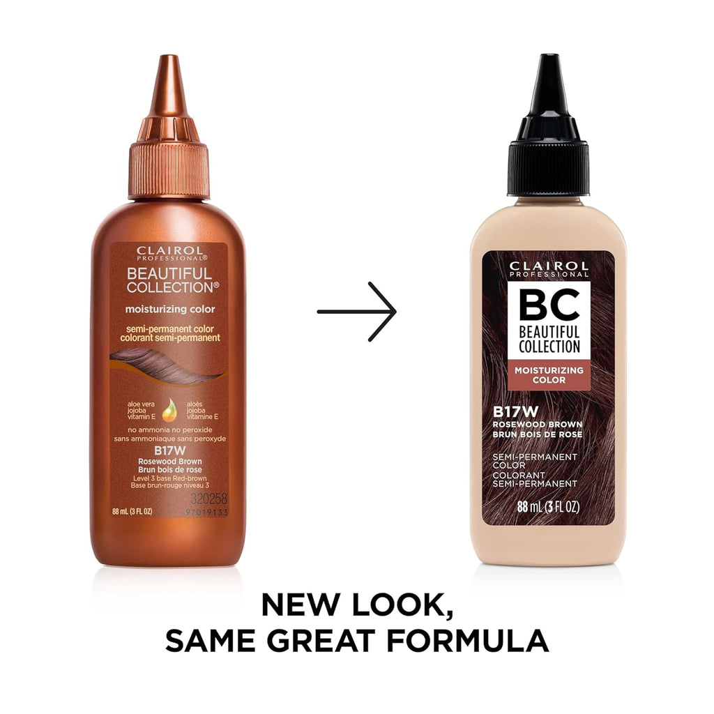 Clairol Professional Beautiful Collection Semi-Permanent Moisturizing Hair Color - B17W Rosewood Brown
