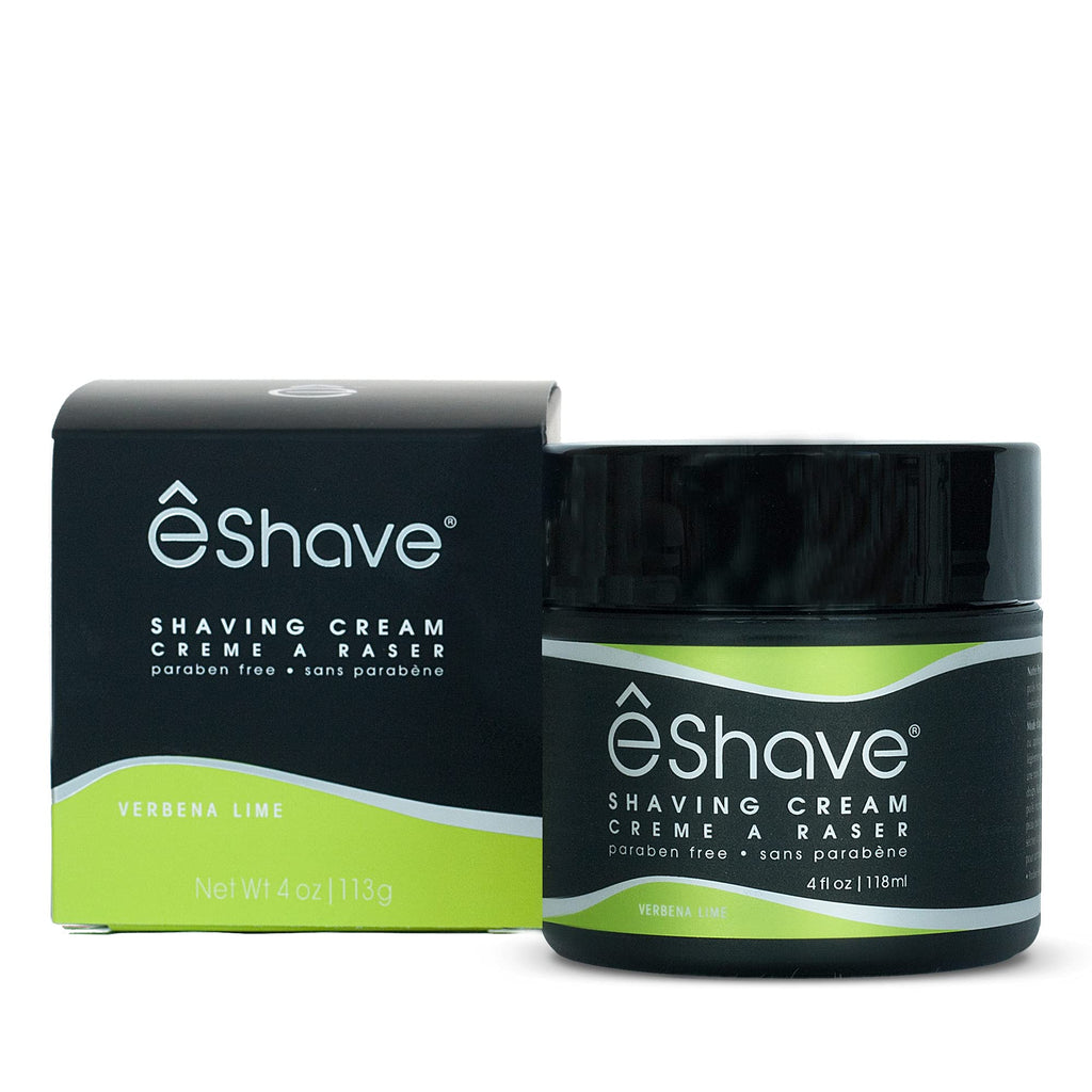 613443140075 - eShave Shave Cream 4 oz / 113 g - Verbena Lime