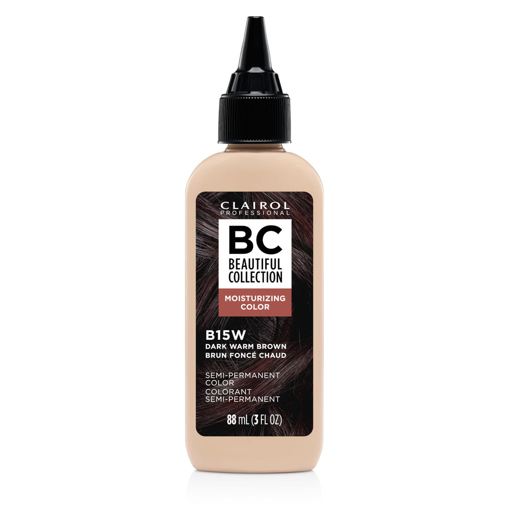 Clairol Professional Beautiful Collection Semi-Permanent Moisturizing Hair Color - B15W Dark Warm Brown