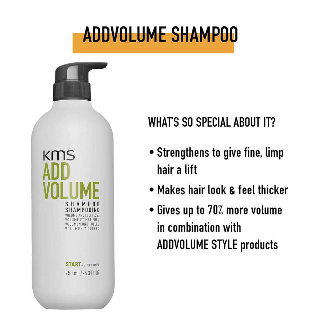 KMS ADD VOLUME Shampoo 25.3 oz / 750 ml