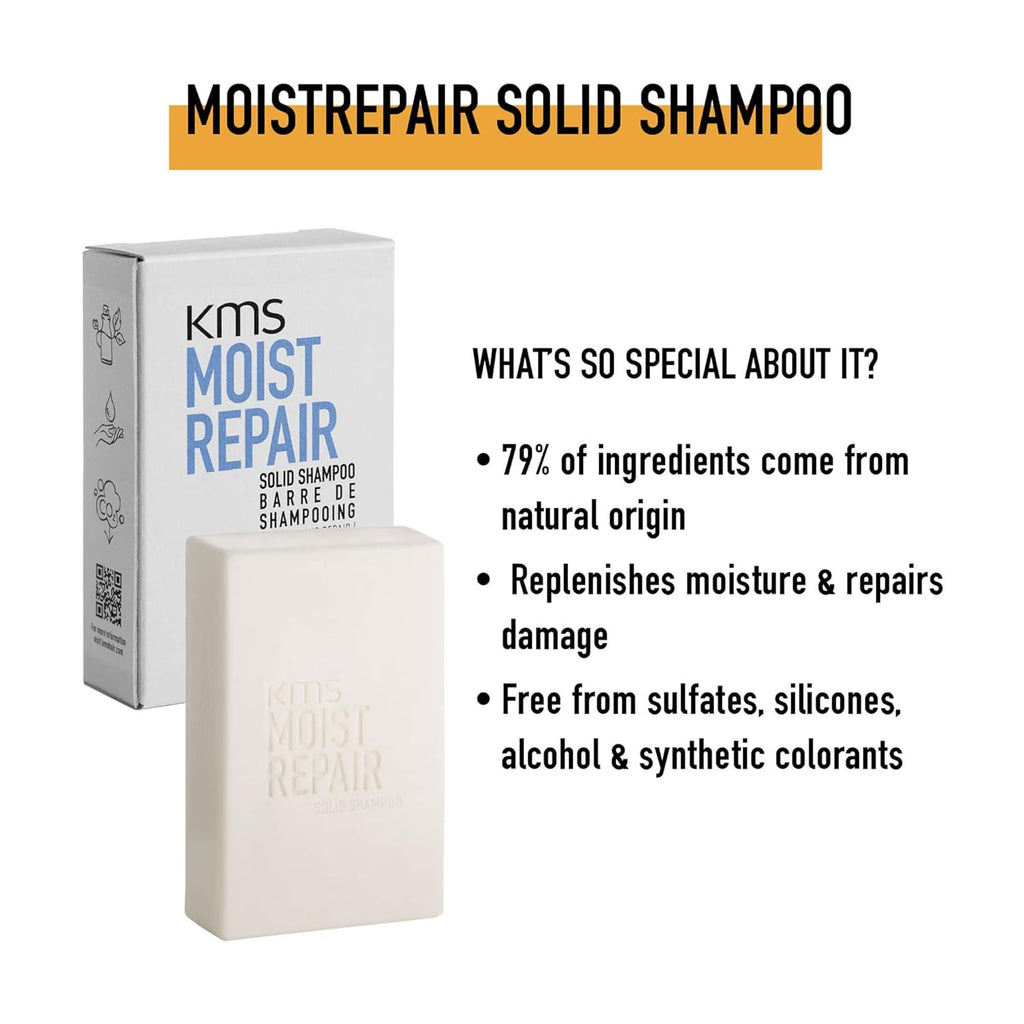 KMS MOIST REPAIR Solid Shampoo Bar 2.64 oz / 75 g