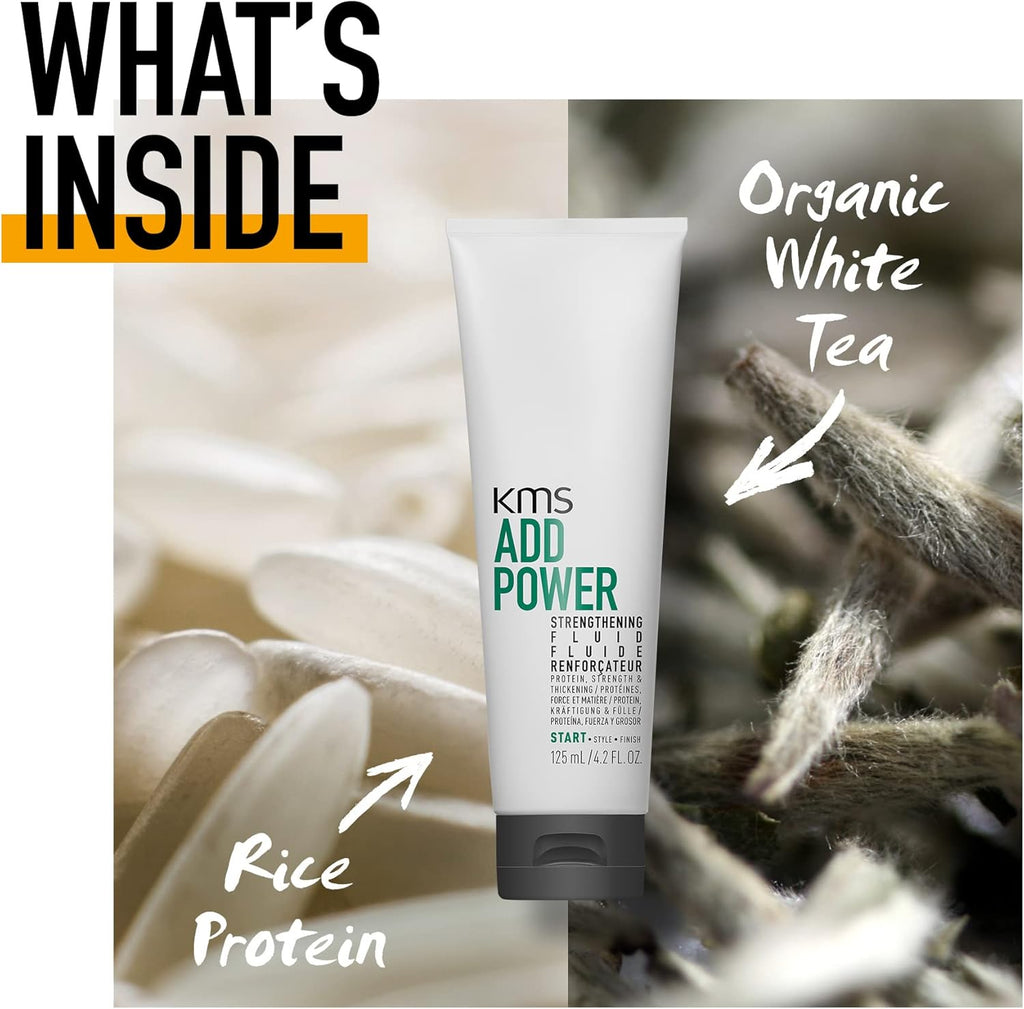 KMS ADD POWER Strengthening Fluid 4.2 oz / 125 ml | Protein, Strength & Thickening