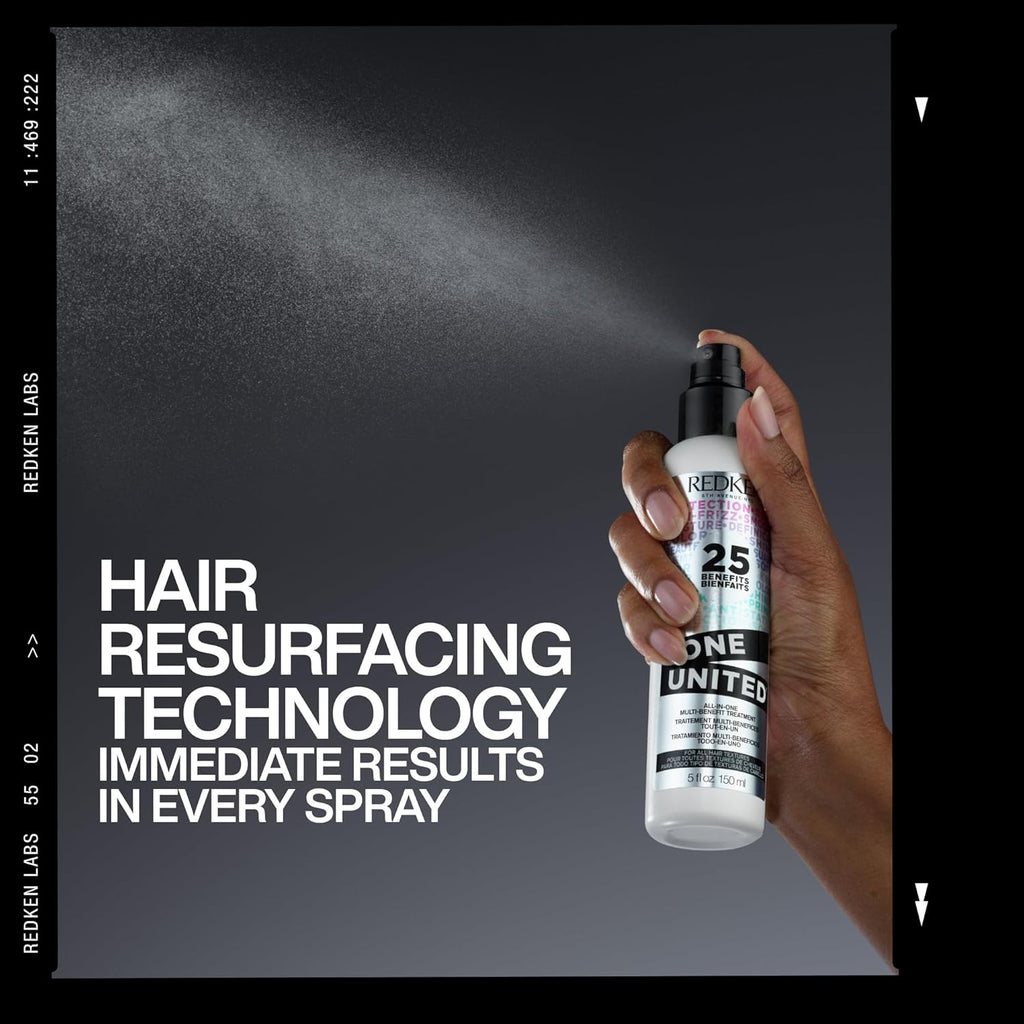 Redken 25 Benefits One United All-In-One Multi-Benefit Treatment Spray 5 oz / 150 ml | For All Hair Textures