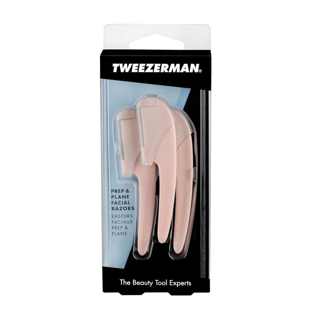 Tweezerman Prep & Plane Facial Razors 3 Count | 1026-R